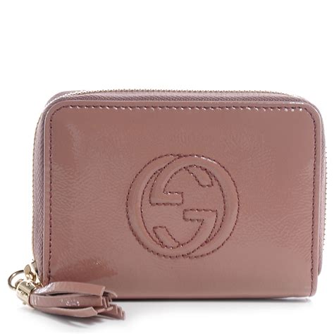 gucci soho wallet pink